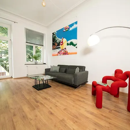 Apartment White 60 Qm - Zentral - Balkon - Messe